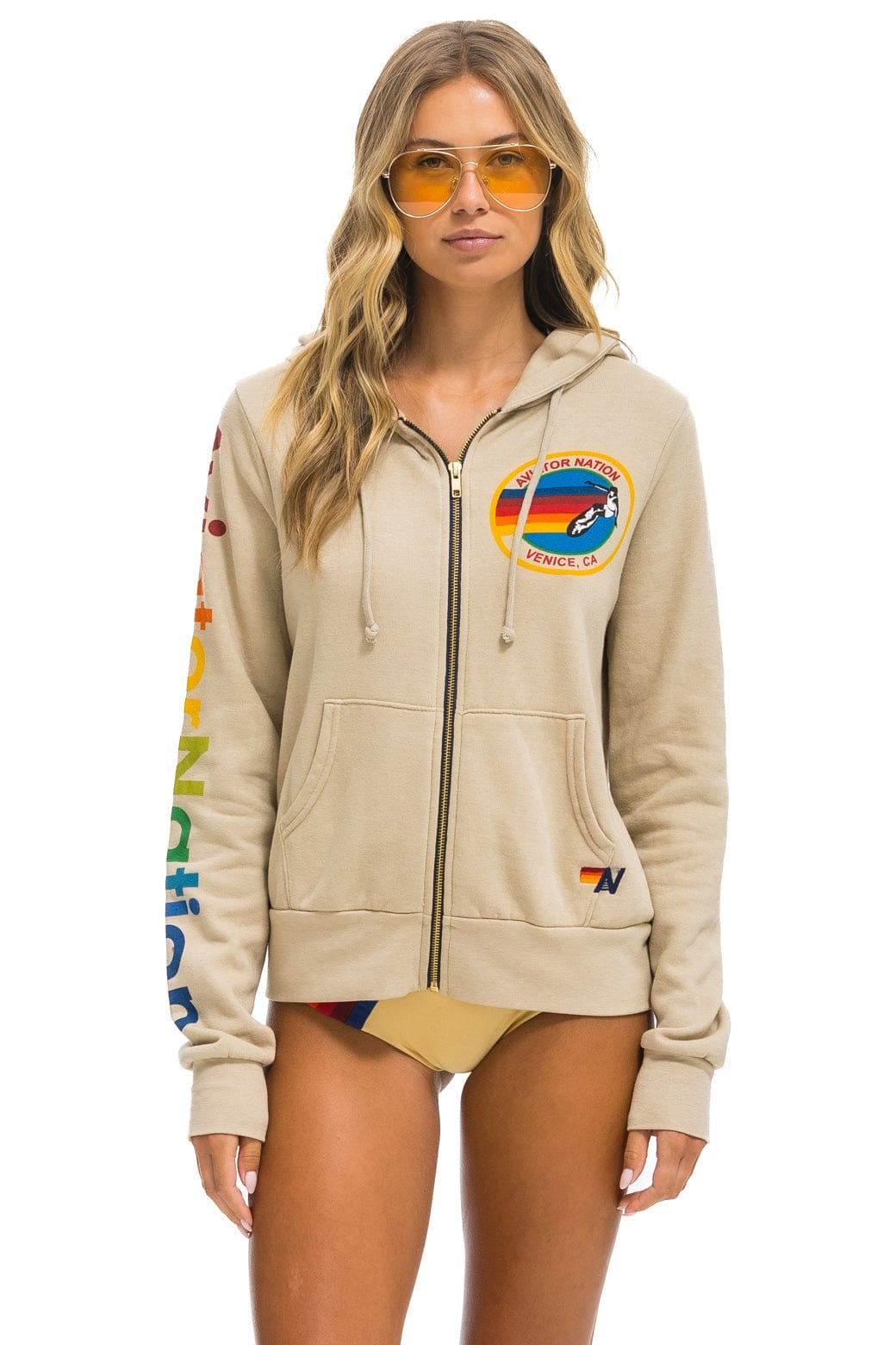 Aviator Nation AVIATOR NATION HOODIE - SAND