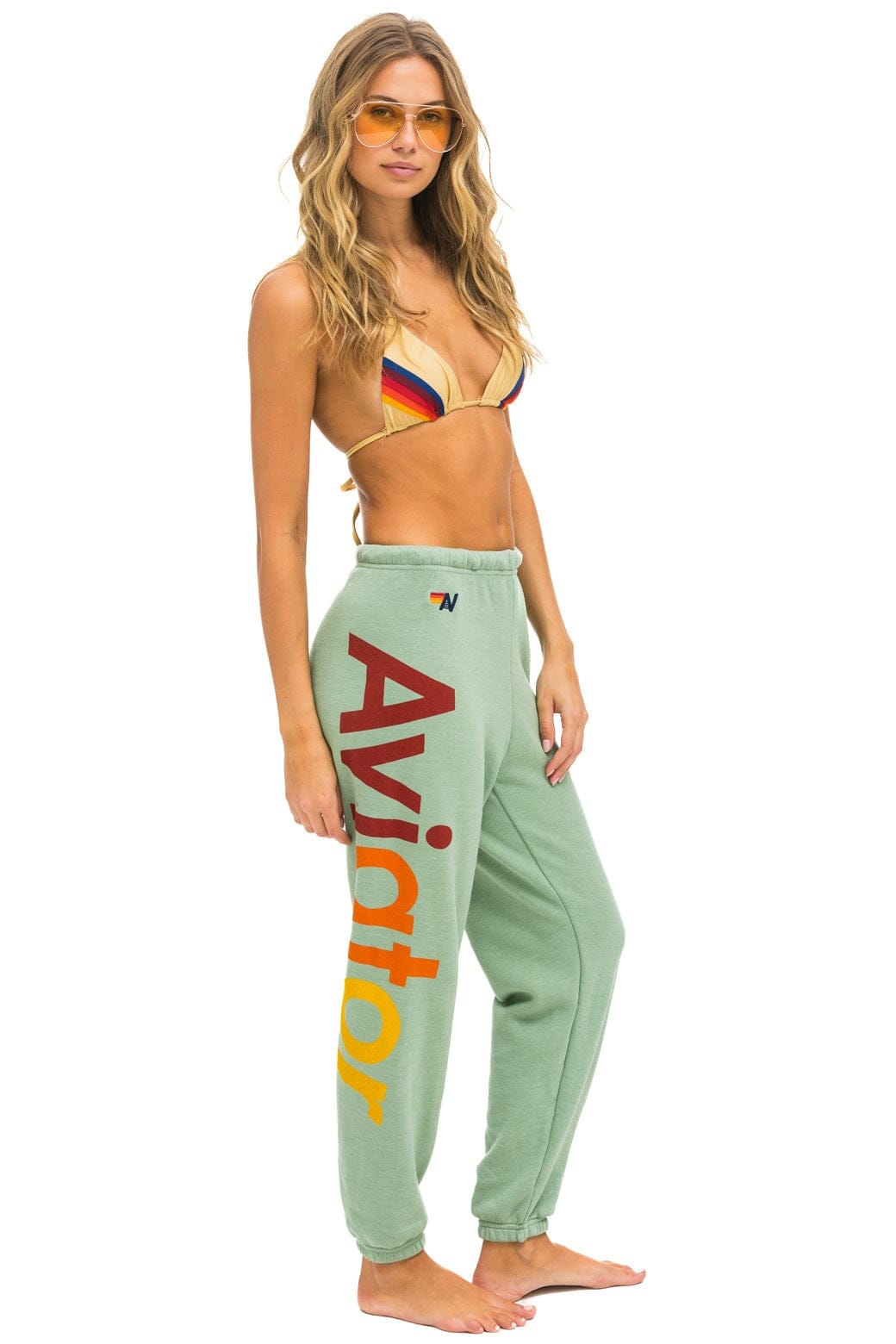 Aviator Nation AVIATOR NATION 2 SWEATPANTS - SAGE