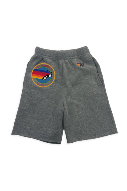Aviator Nation AVIATOR NATION MALIBU KIDS SWEATSHORTS - HEATHER GREY