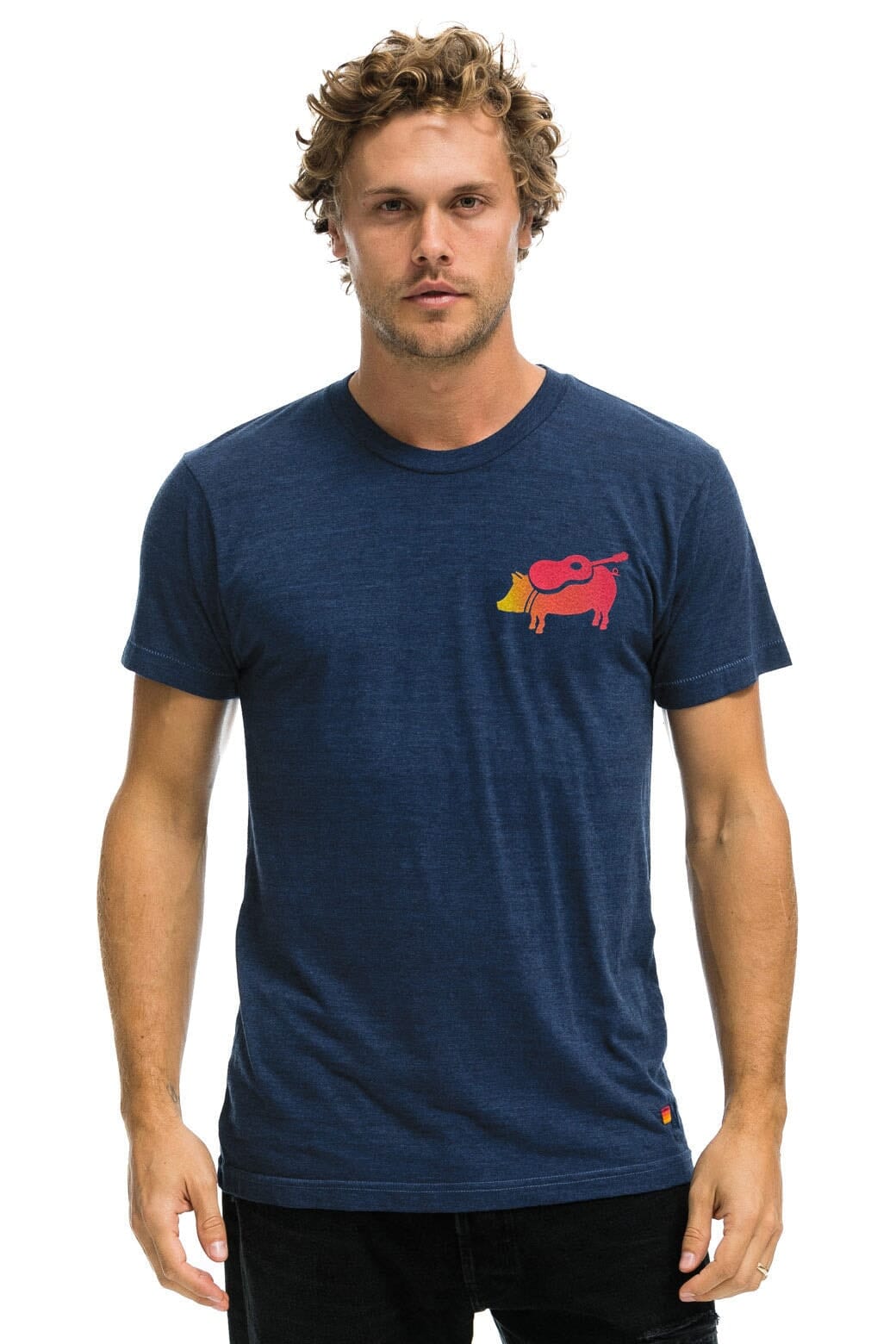 Aviator Nation WINDY CITY SMOKEOUT 2024 CREW TEE SHIRT - NAVY