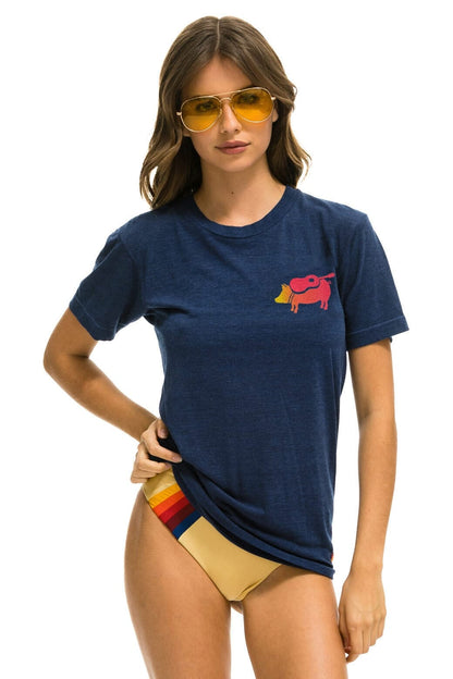 Aviator Nation WINDY CITY SMOKEOUT 2024 CREW TEE SHIRT - NAVY