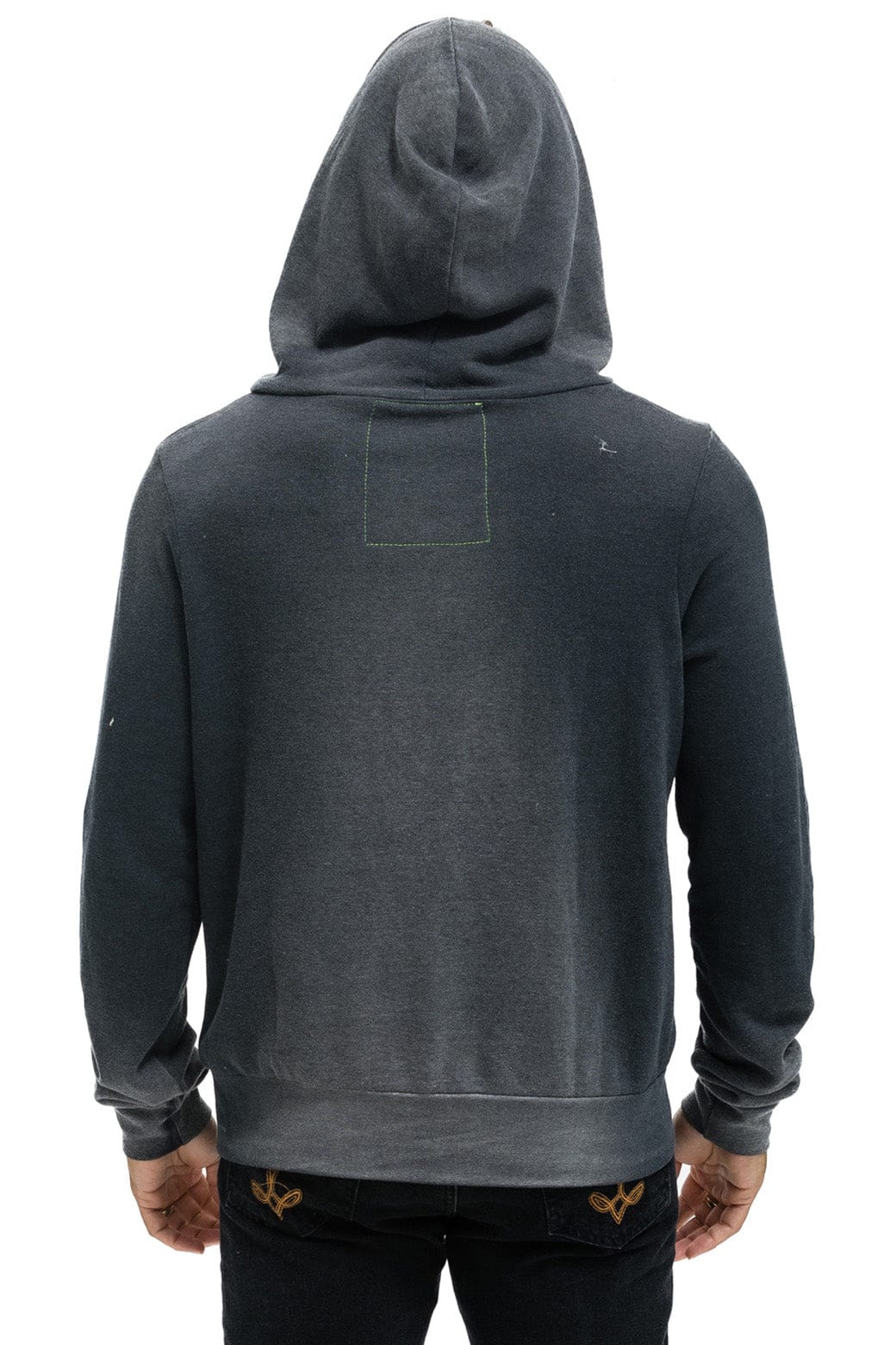 Aviator Nation 5 STRIPE HOODIE - FADED SMOKE
