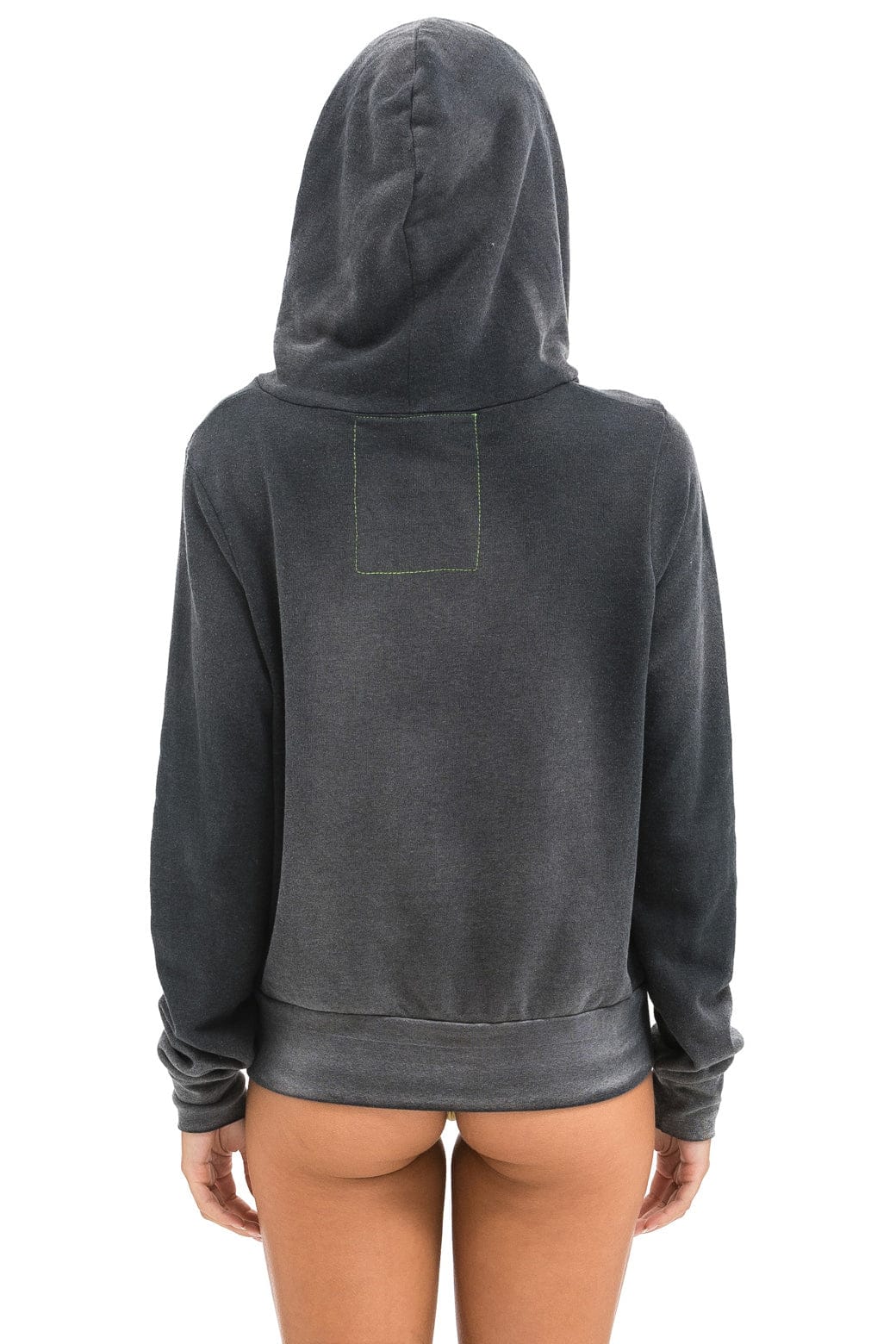 Aviator Nation 5 STRIPE HOODIE - FADED SMOKE