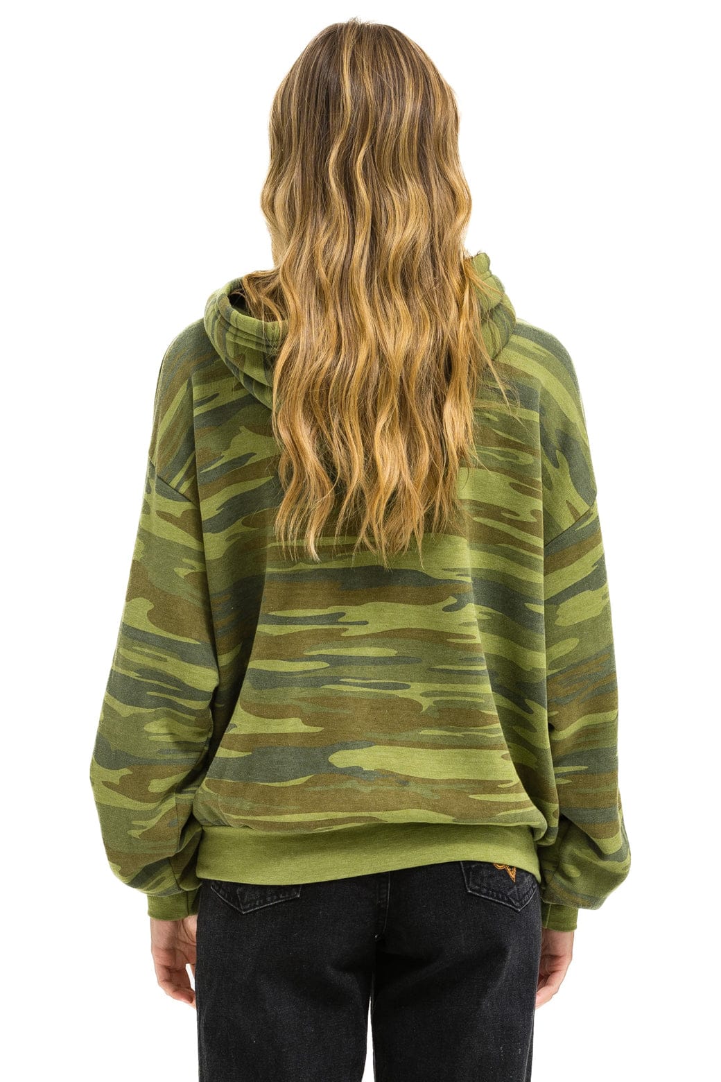 Aviator Nation UNIVERSITY OF TEXAS PULLOVER HOODIE RELAXED - CAMO