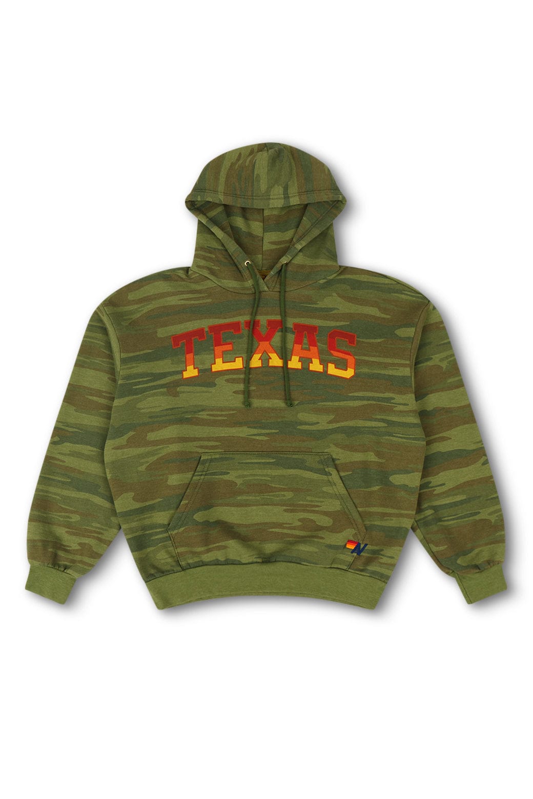 Aviator Nation UNIVERSITY OF TEXAS PULLOVER HOODIE RELAXED - CAMO