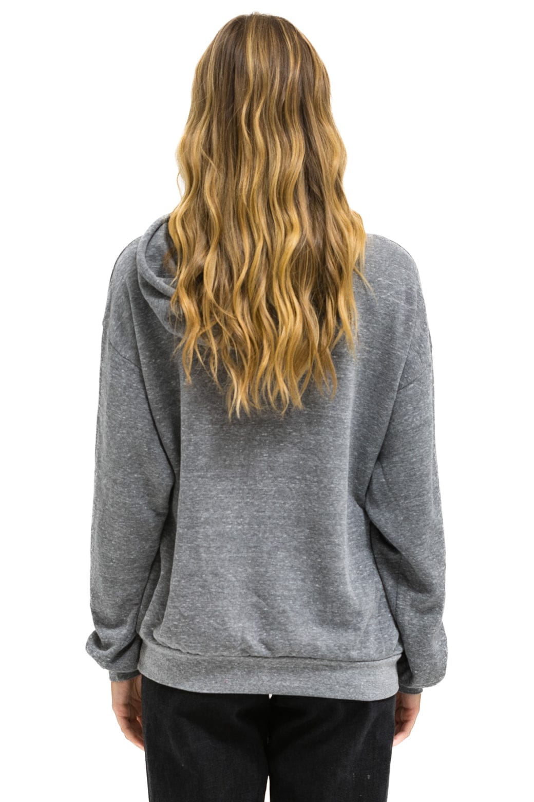 Aviator Nation UNIVERSITY OF TEXAS STATE LOGO PULLOVER HOODIE RELAXED - HEATHER