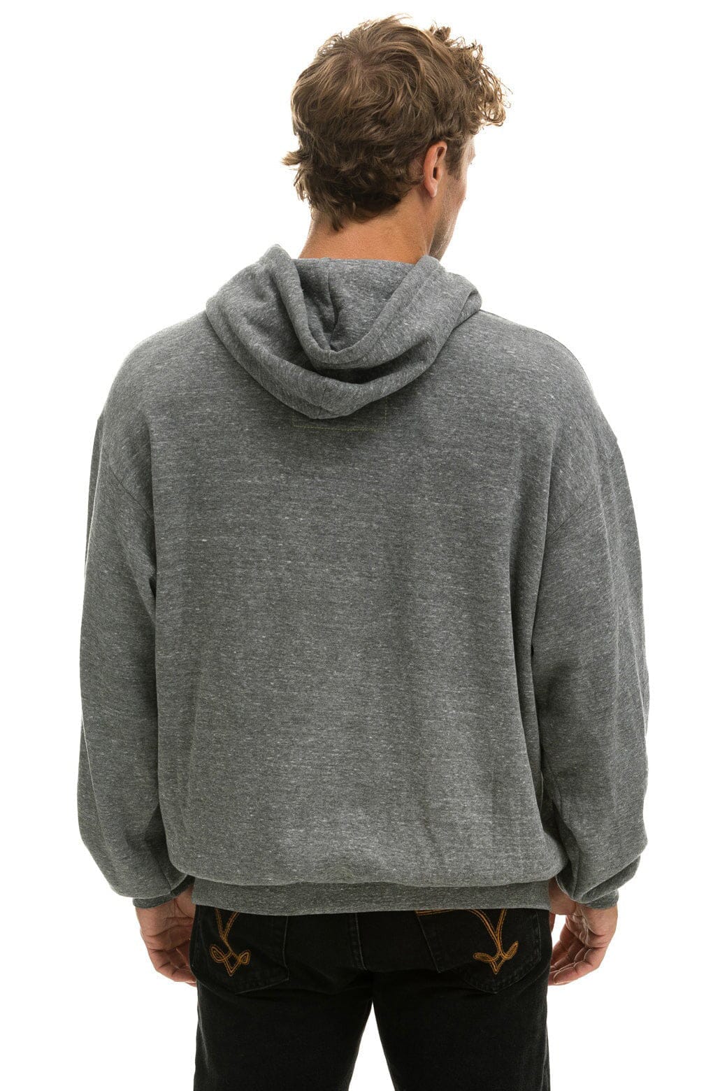 Aviator Nation UNIVERSITY OF TEXAS STATE LOGO PULLOVER HOODIE RELAXED - HEATHER