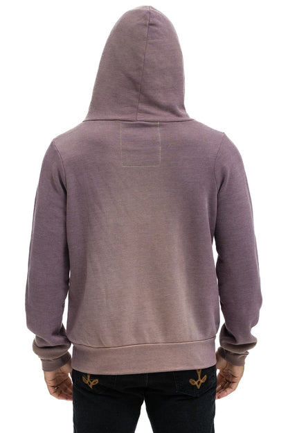 Aviator Nation VENICE SURFER ZIP HOODIE - FADED MOCHA