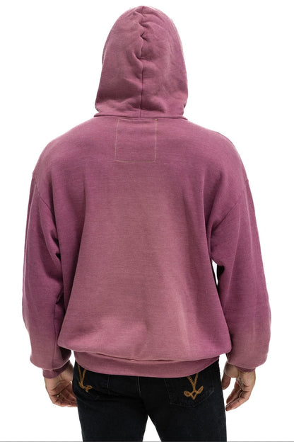 Aviator Nation ESSENTIAL RELAXED PULLOVER HOODIE - FADED BERRY