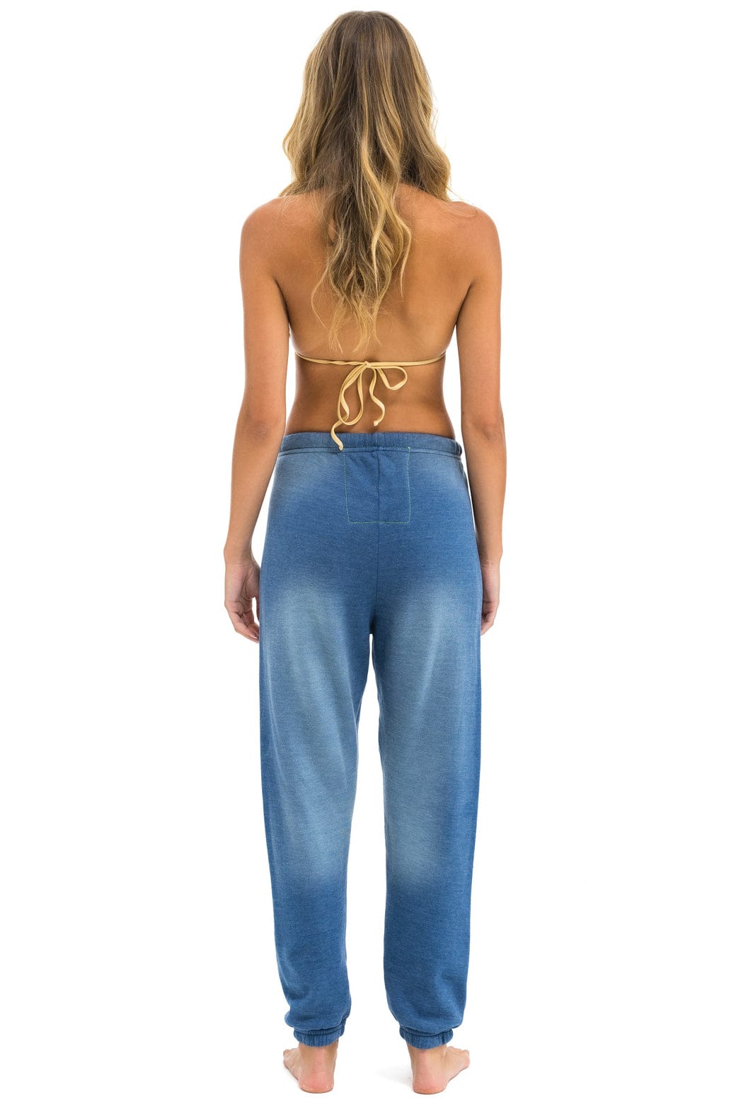 Aviator Nation VENICE SURFER SWEATPANTS - FADED WATER