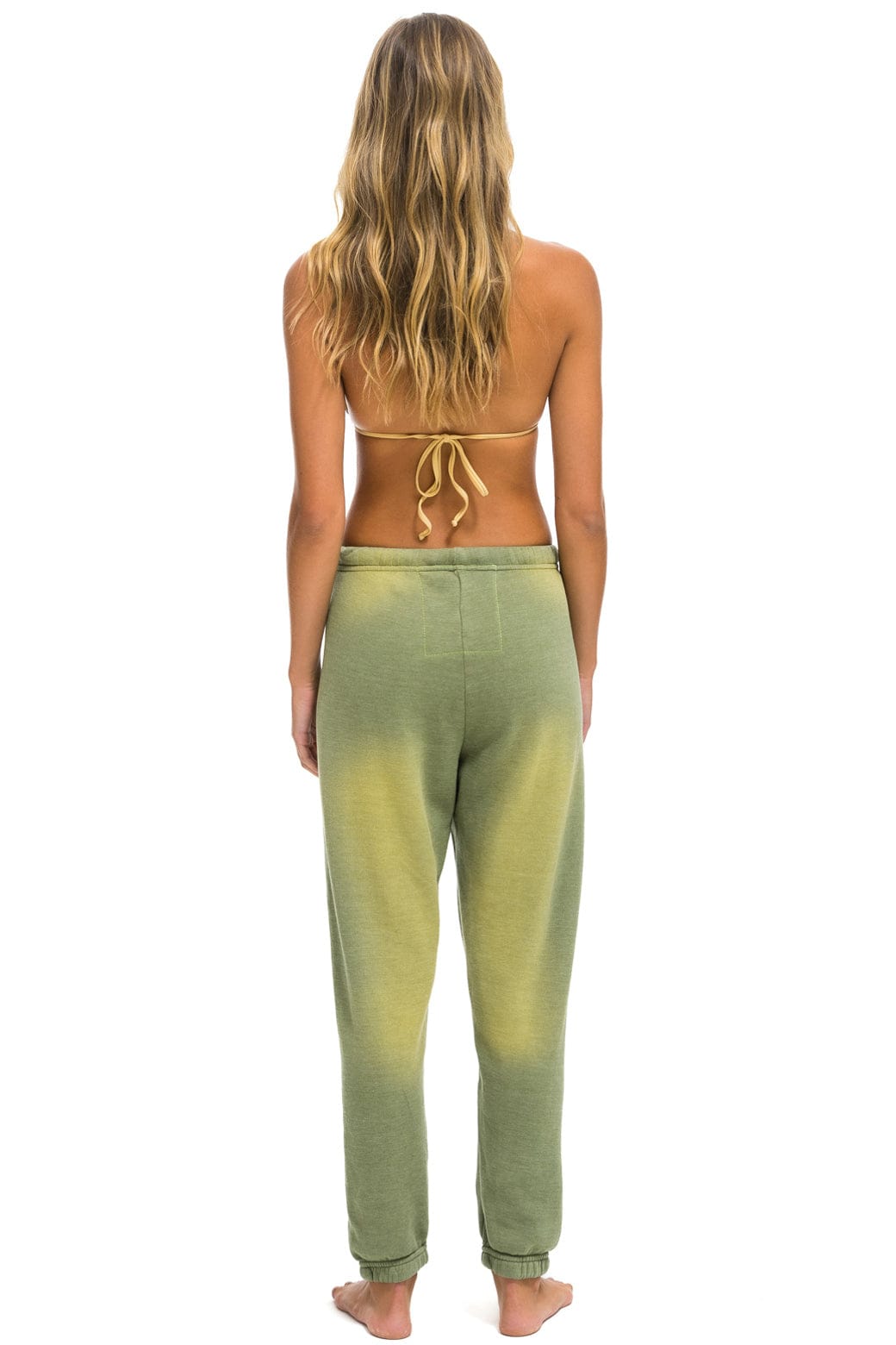 Aviator Nation ESSENTIAL SWEATPANTS - FADED ARMY