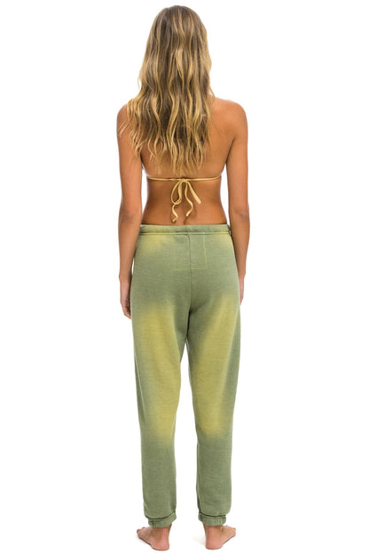 Aviator Nation ESSENTIAL SWEATPANTS - FADED ARMY
