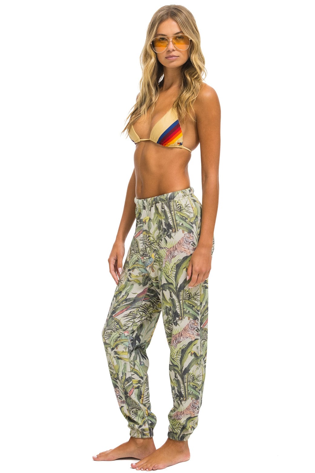 Aviator Nation JUNGLE SWEATPANTS - SAND