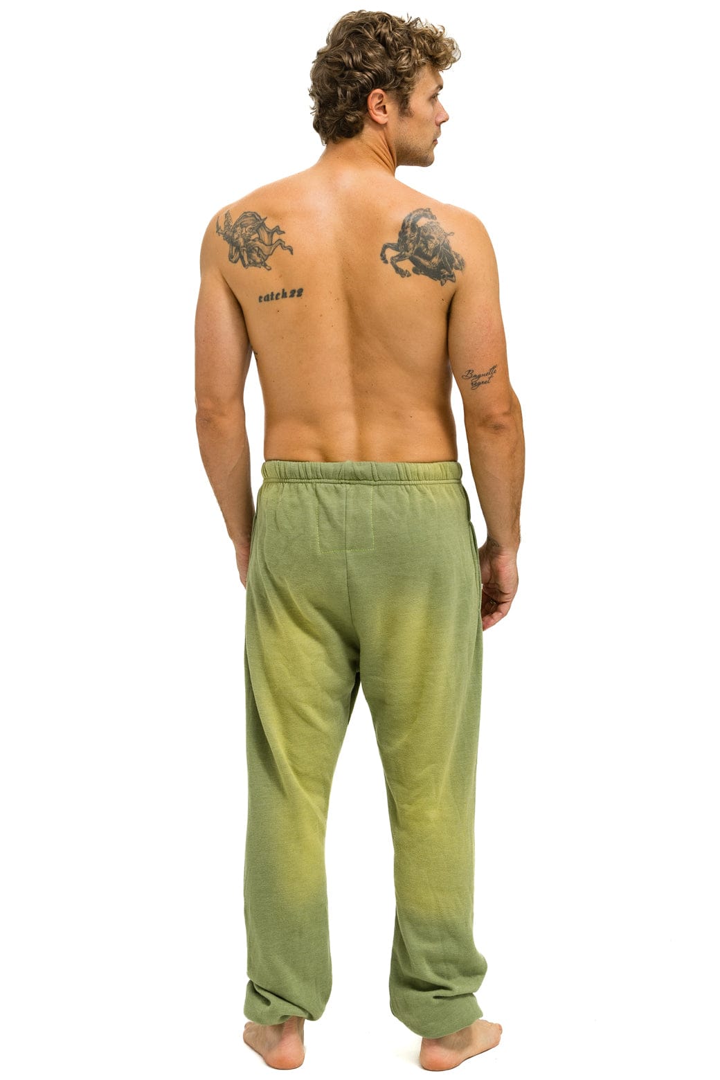 Aviator Nation ESSENTIAL SWEATPANTS - FADED ARMY