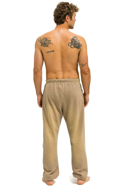 Aviator Nation ESSENTIAL SWEATPANTS - FADED TAN