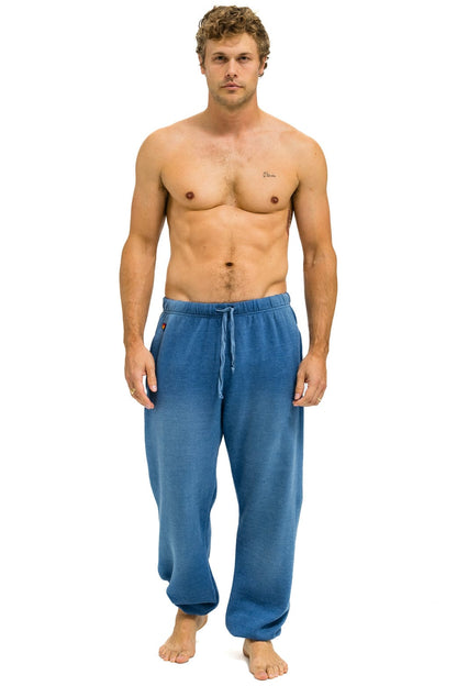 Aviator Nation ESSENTIAL SWEATPANTS - FADED WATER