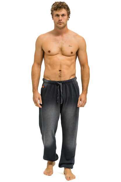 Aviator Nation ESSENTIAL SWEATPANTS - FADED SMOKE