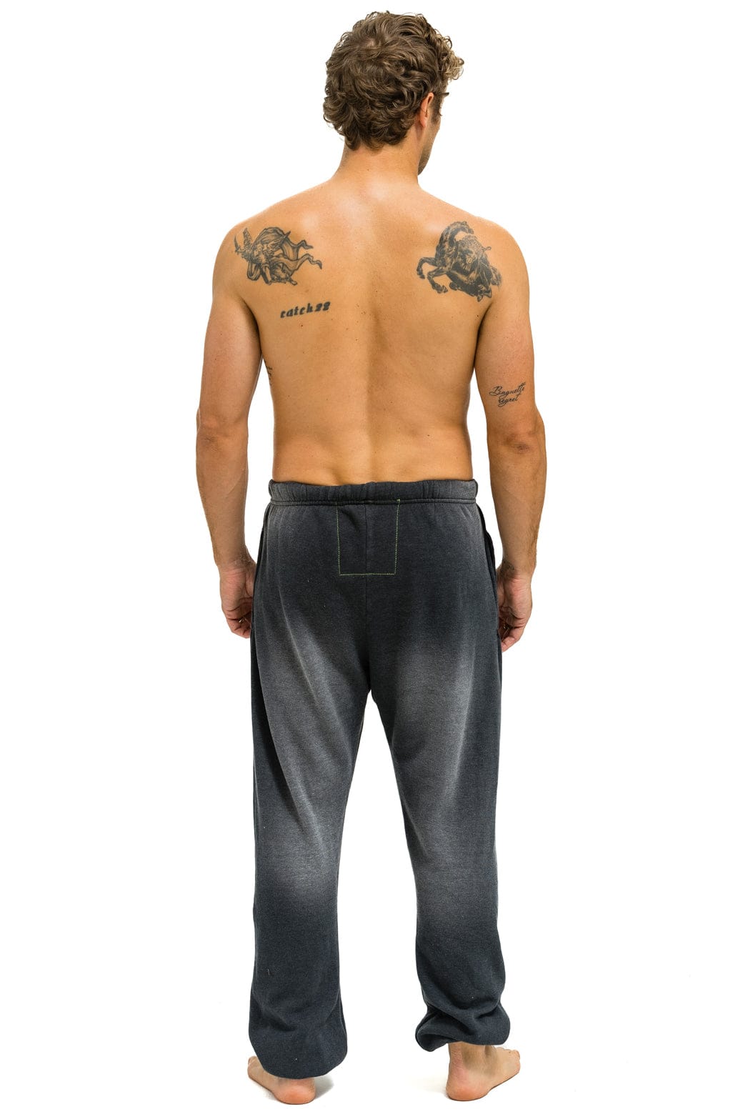 Aviator Nation ESSENTIAL SWEATPANTS - FADED SMOKE