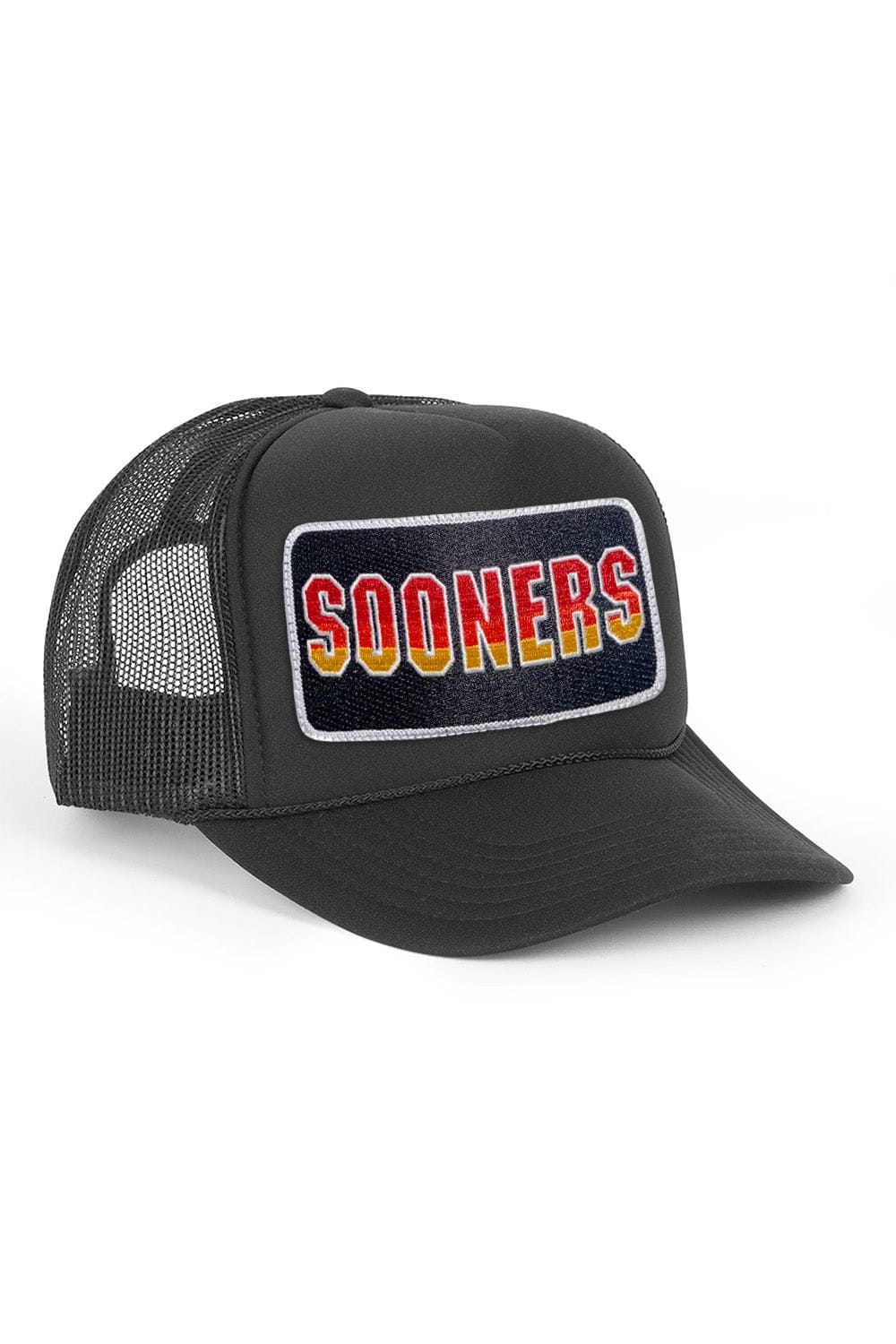 Aviator Nation UNIVERSITY OF OKLAHOMA SOONERS VINTAGE LOW RISE TRUCKER - BLACK