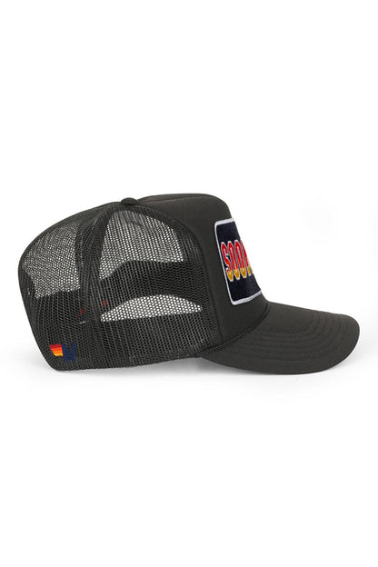 Aviator Nation UNIVERSITY OF OKLAHOMA SOONERS VINTAGE LOW RISE TRUCKER - BLACK