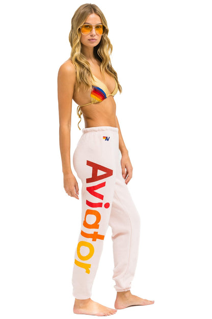 Aviator Nation AVIATOR NATION 2 SWEATPANTS - LIGHT PINK