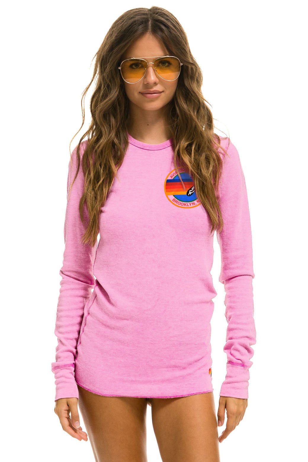 Aviator Nation AVIATOR NATION BROOKLYN THERMAL - NEON PINK