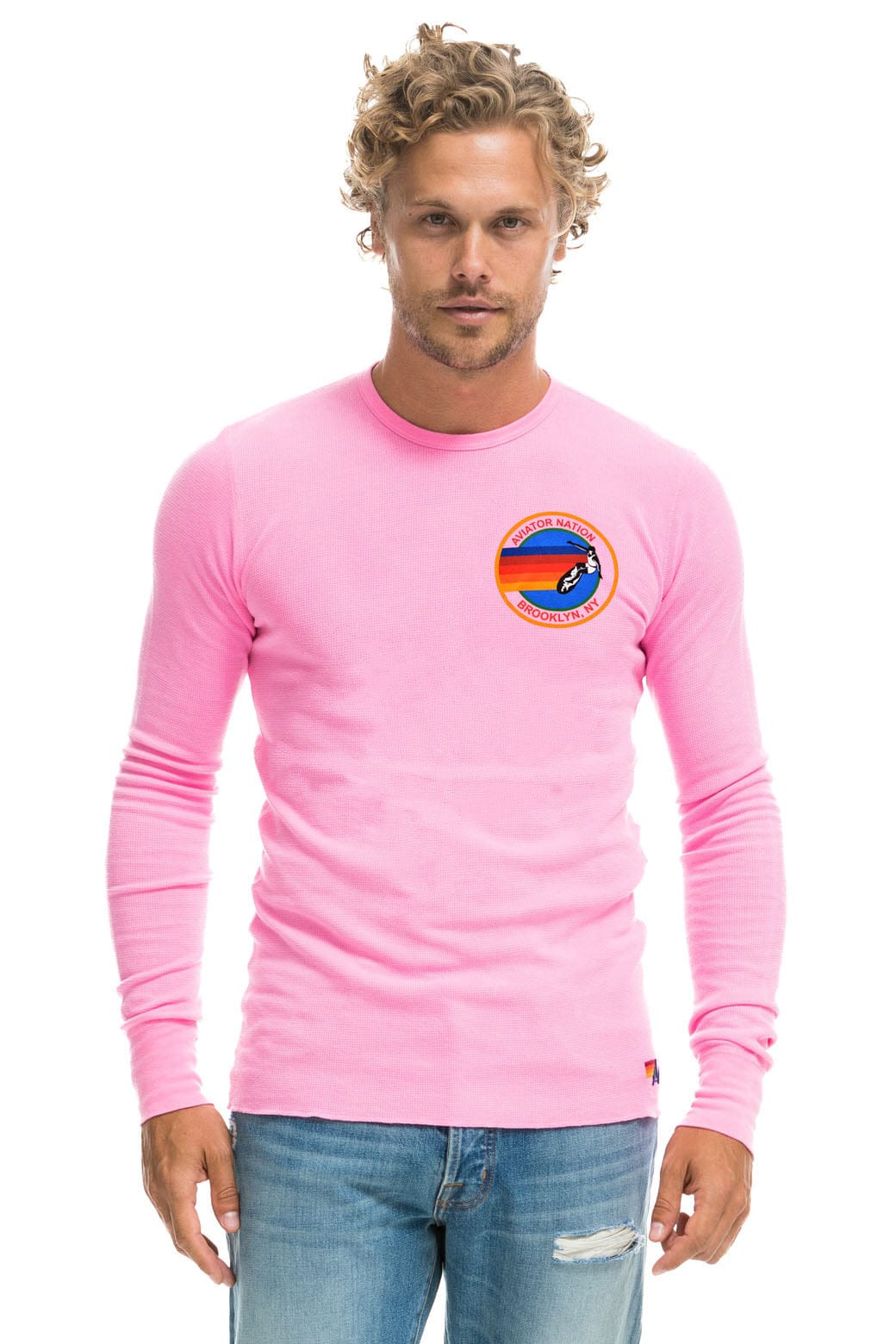 Aviator Nation AVIATOR NATION BROOKLYN THERMAL - NEON PINK