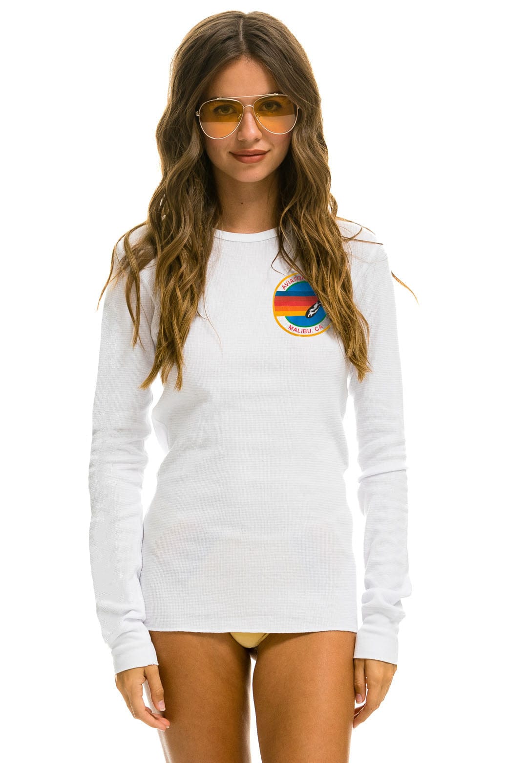 Aviator Nation AVIATOR NATION MALIBU THERMAL - WHITE