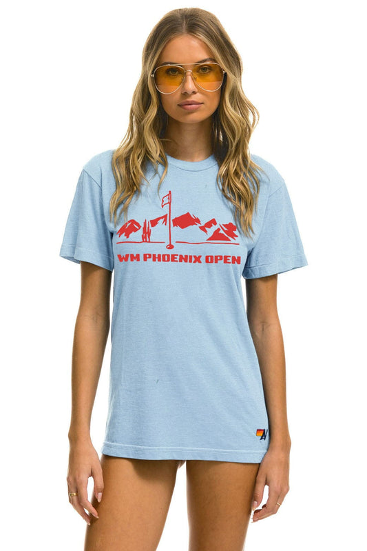 Aviator Nation WM PHOENIX OPEN 2025 UNISEX CREW TEE - ICE