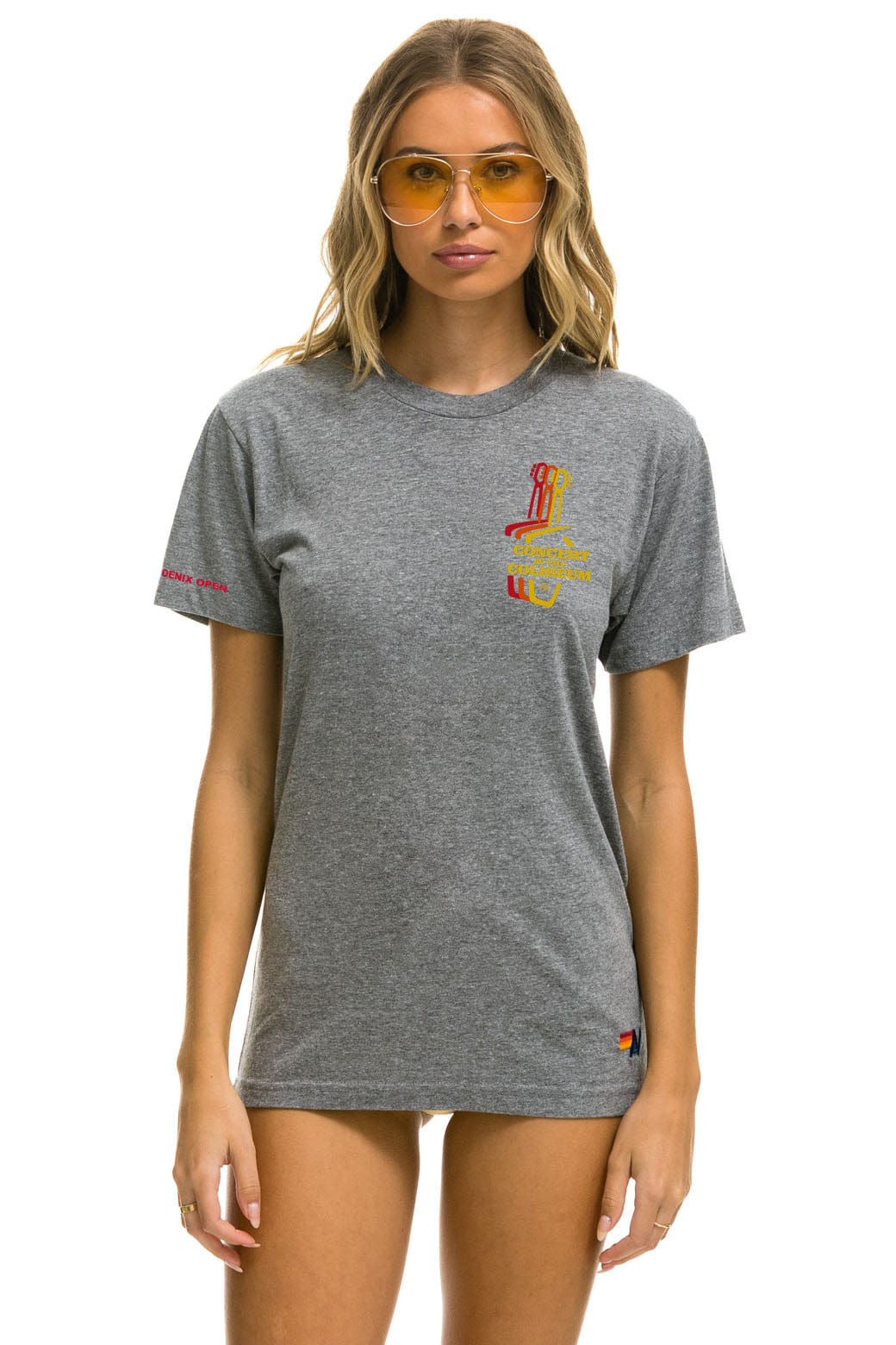 Aviator Nation WMPO CONCERT IN COLISEUM 2025 UNISEX CREW TEE - HEATHER