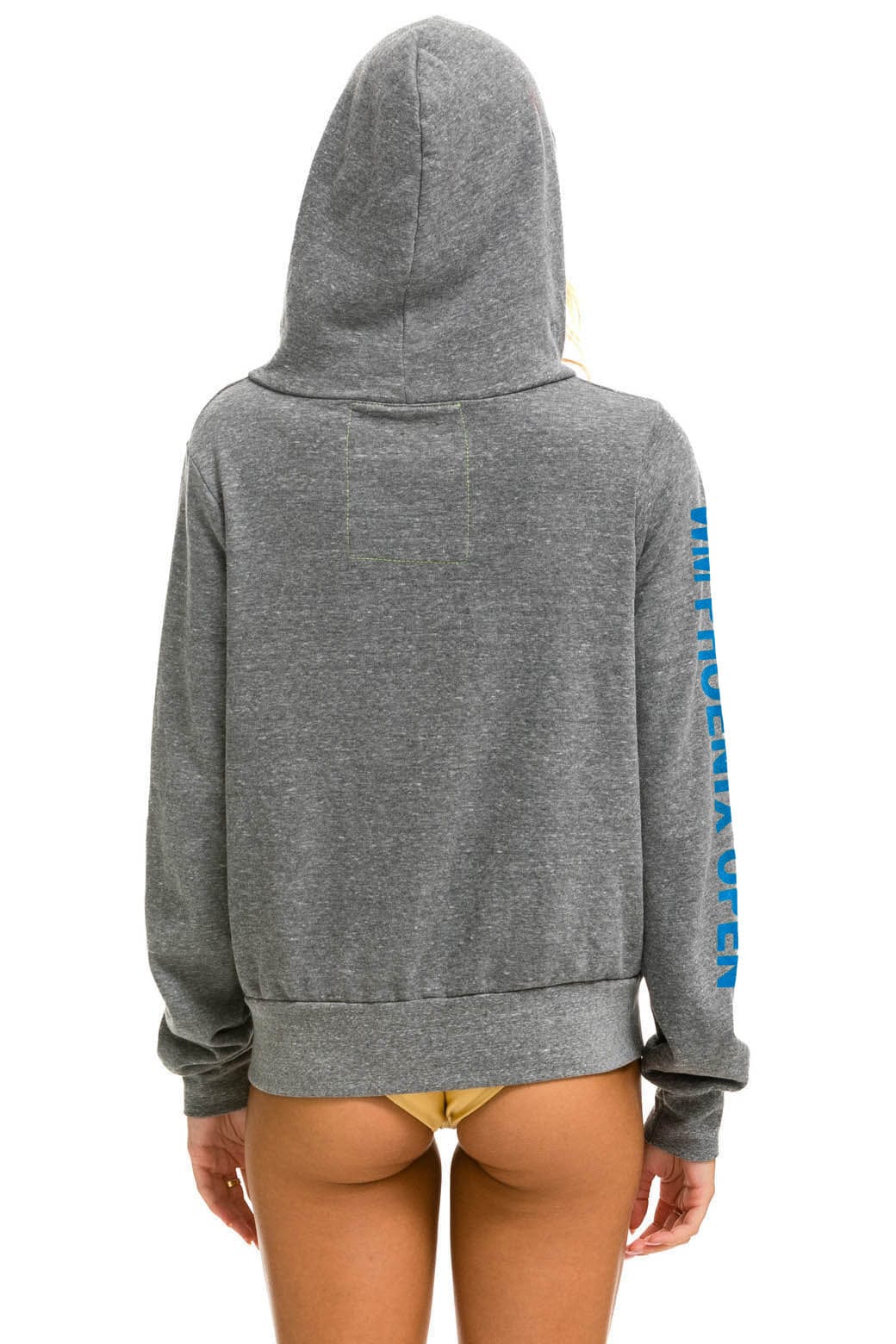 Aviator Nation WMPO BIRDS NEST 2025 ZIP HOODIE - HEATHER GREY