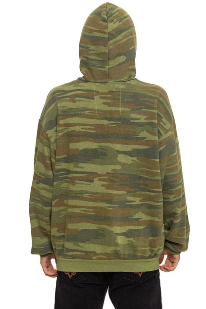 Aviator Nation LOGO PULLOVER RELAXED HOODIE - CAMO