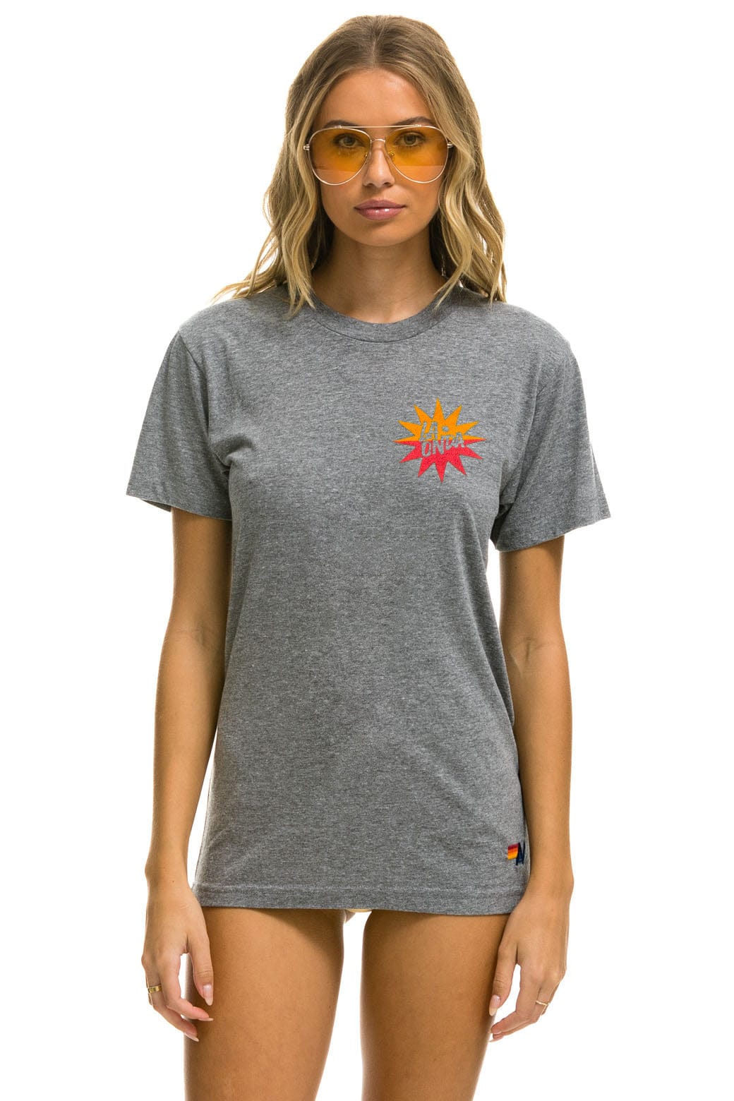 Aviator Nation LA ONDA 2025 TEE - HEATHER