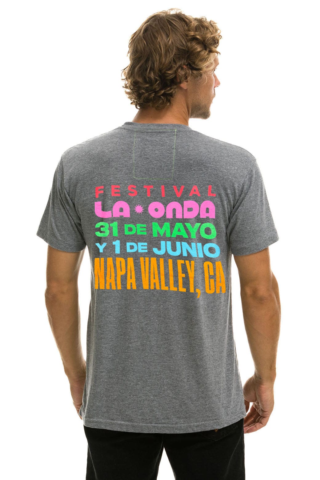 Aviator Nation LA ONDA 2025 TEE - HEATHER