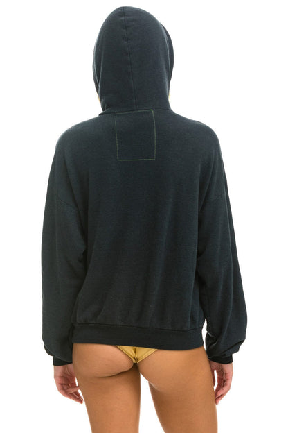 Aviator Nation BUCKEYE FEST 2025  RELAXED PULLOVER HOODIE - CHARCOAL