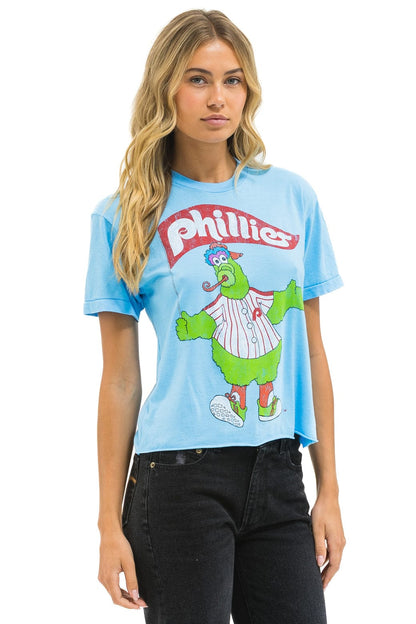 Aviator Nation PHILLIES FANATIC BOYFRIEND TEE - SKY