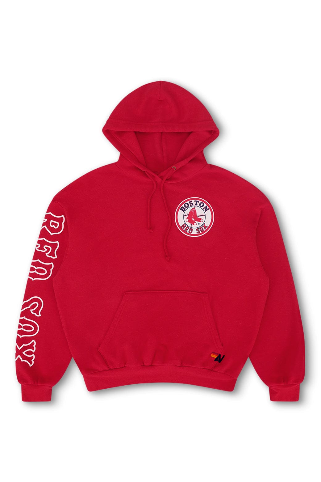 Aviator Nation RED SOX RELAXED PULLOVER HOODIE - RED