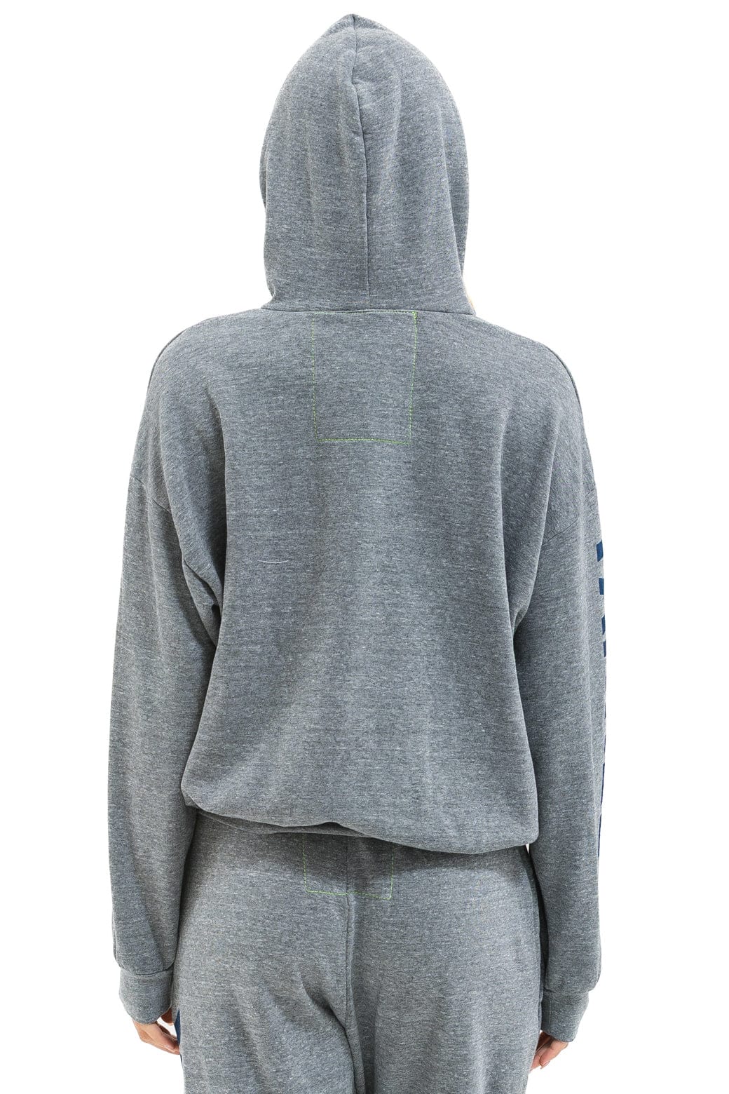 Aviator Nation NY YANKEES RELAXED PULLOVER HOODIE - HEATHER GREY