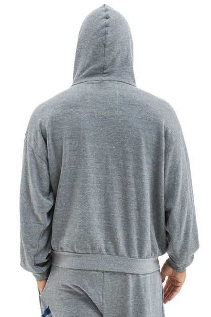 Aviator Nation NY YANKEES RELAXED PULLOVER HOODIE - HEATHER GREY