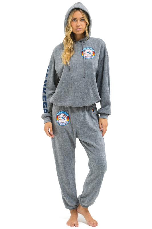 Aviator Nation NY YANKEES SWEATPANTS - HEATHER