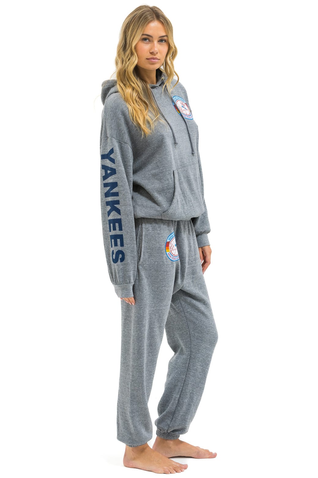 Aviator Nation NY YANKEES SWEATPANTS - HEATHER