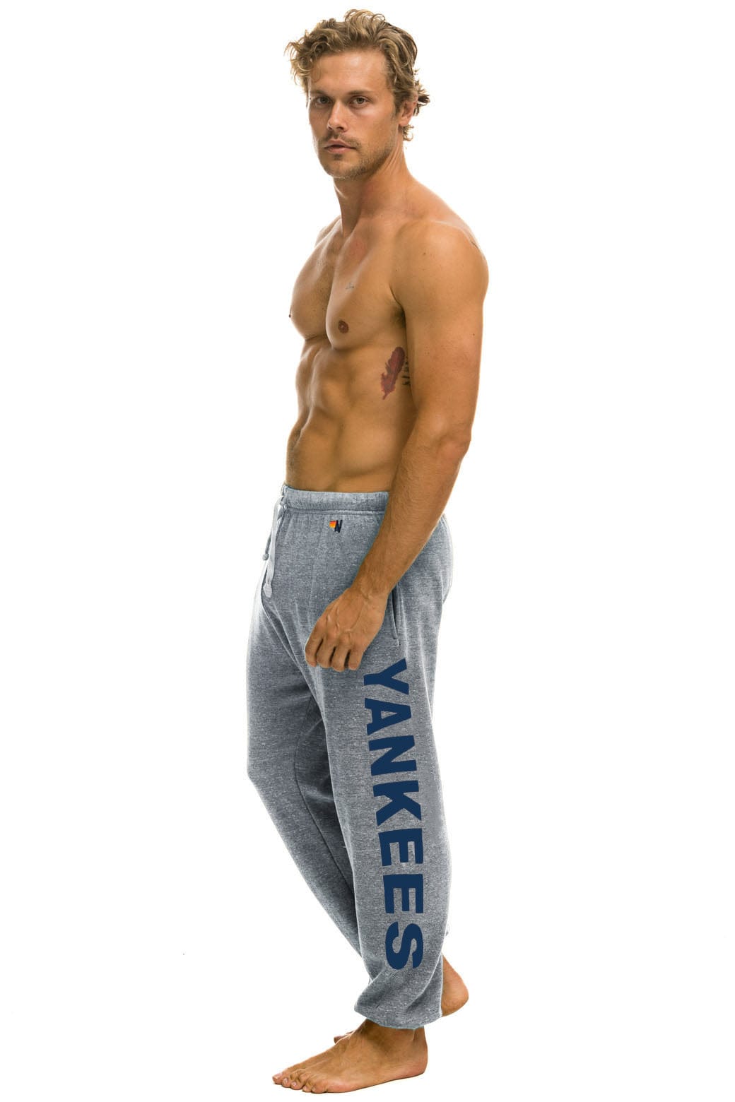 Aviator Nation NY YANKEES SWEATPANTS - HEATHER