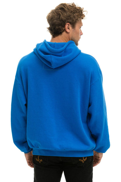 Aviator Nation BOLT HEART PULLOVER RELAXED HOODIE - ADVENTURE BLUE