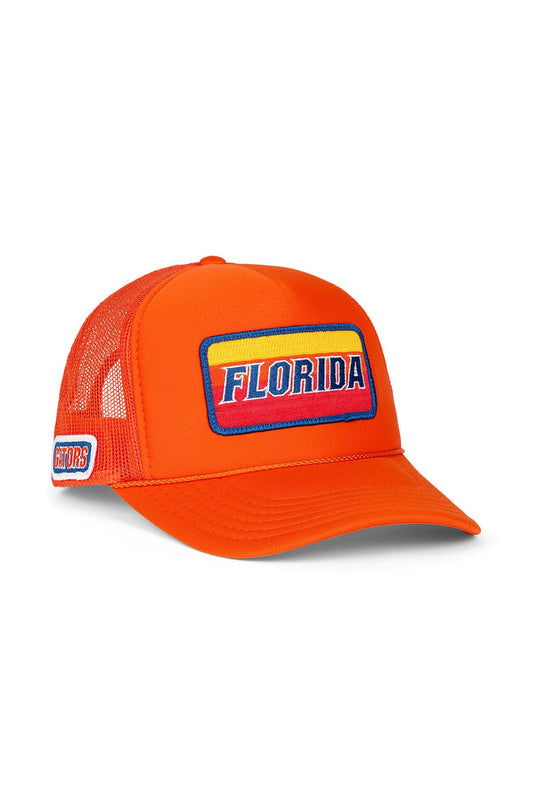 Aviator Nation UNIVERSITY OF FLORIDA VINTAGE LOW RISE TRUCKER - ORANGE