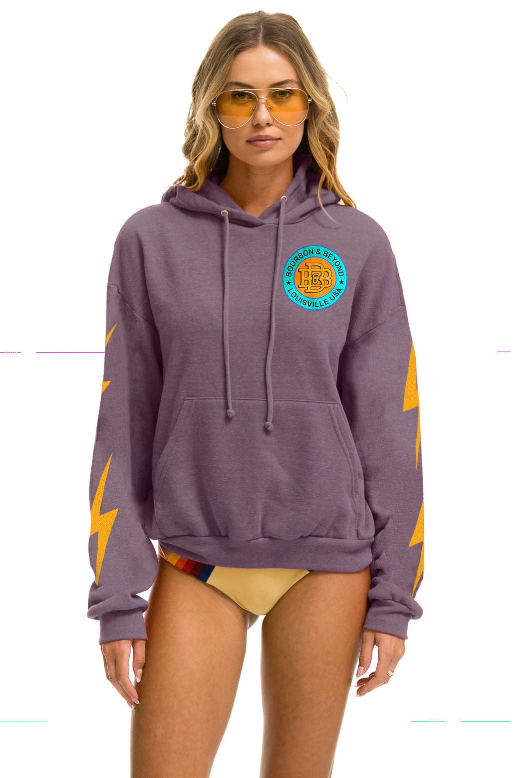 Aviator Nation BOURBON AND BEYOND 2025 PULLOVER HOODIE RELAXED - MOCHA