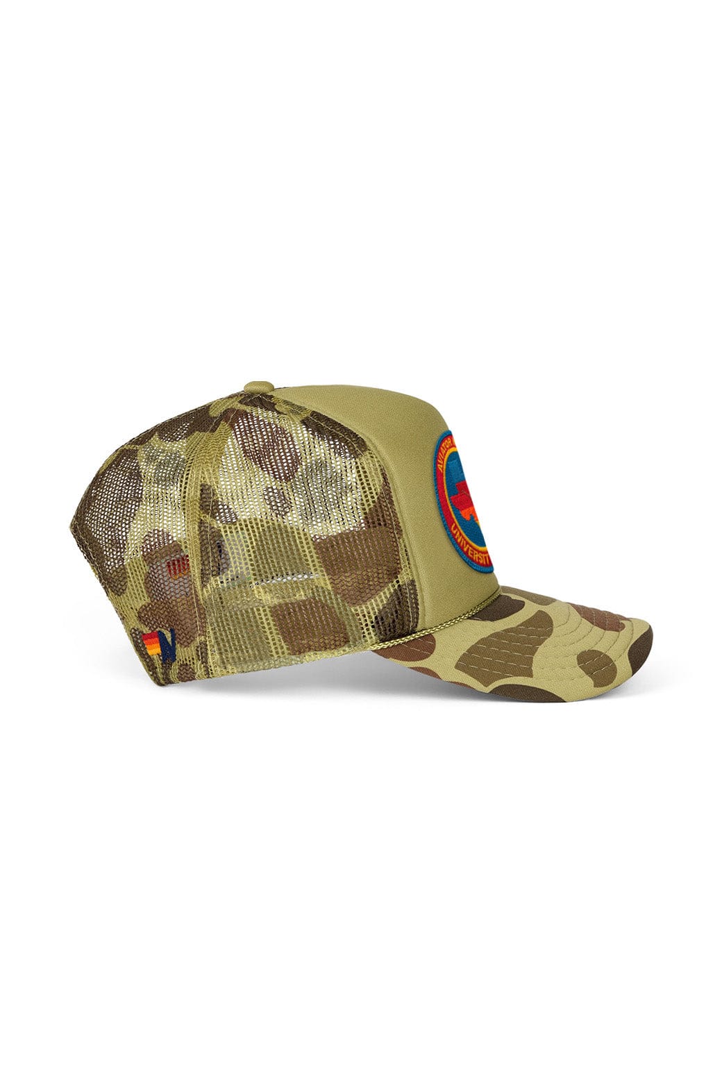 Aviator Nation UNIVERSITY OF TEXAS CIRCLE PATCH VINTAGE LOW RISE TRUCKER - CAMO