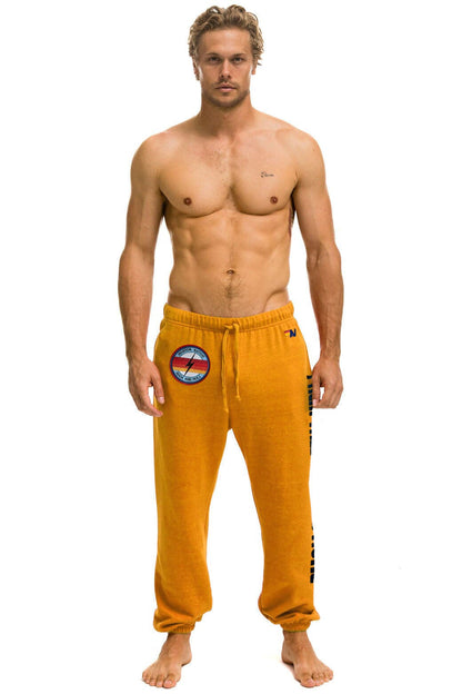 Aviator Nation PALM TREE FESTIVAL MONTECITO 2025 UNISEX SWEATPANTS - GOLD