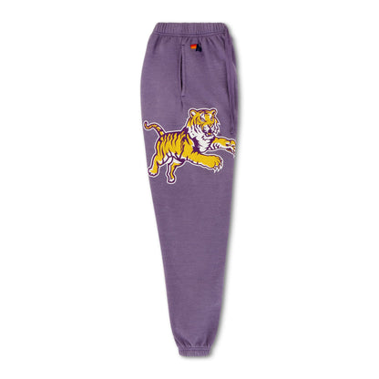 Aviator Nation LSU TIGER UNISEX POCKET SWEATPANTS - GRAPE