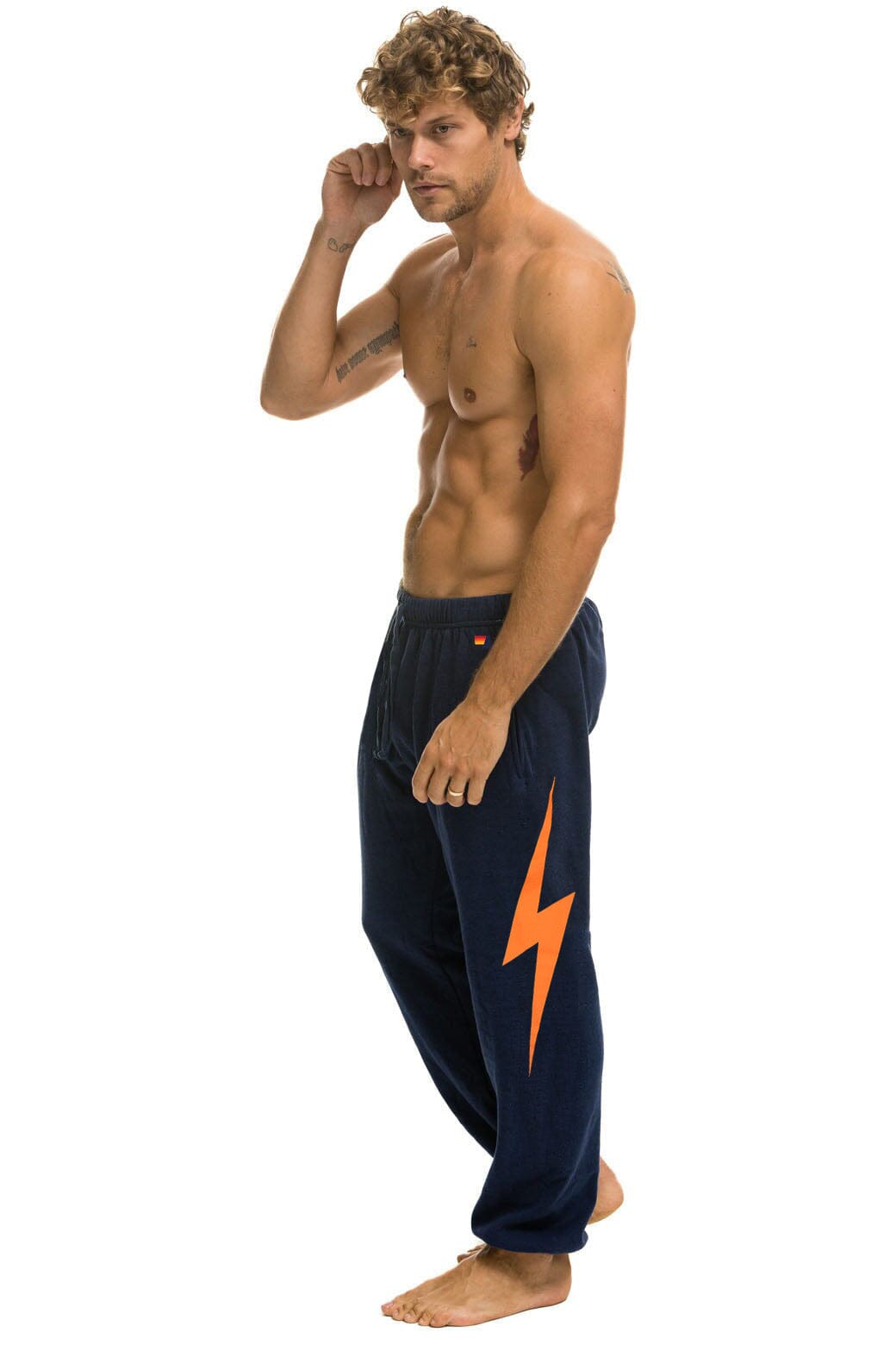 Aviator Nation NEW YORK WINE & FOOD 2025 UNISEX POCKET SWEATPANTS - NAVY