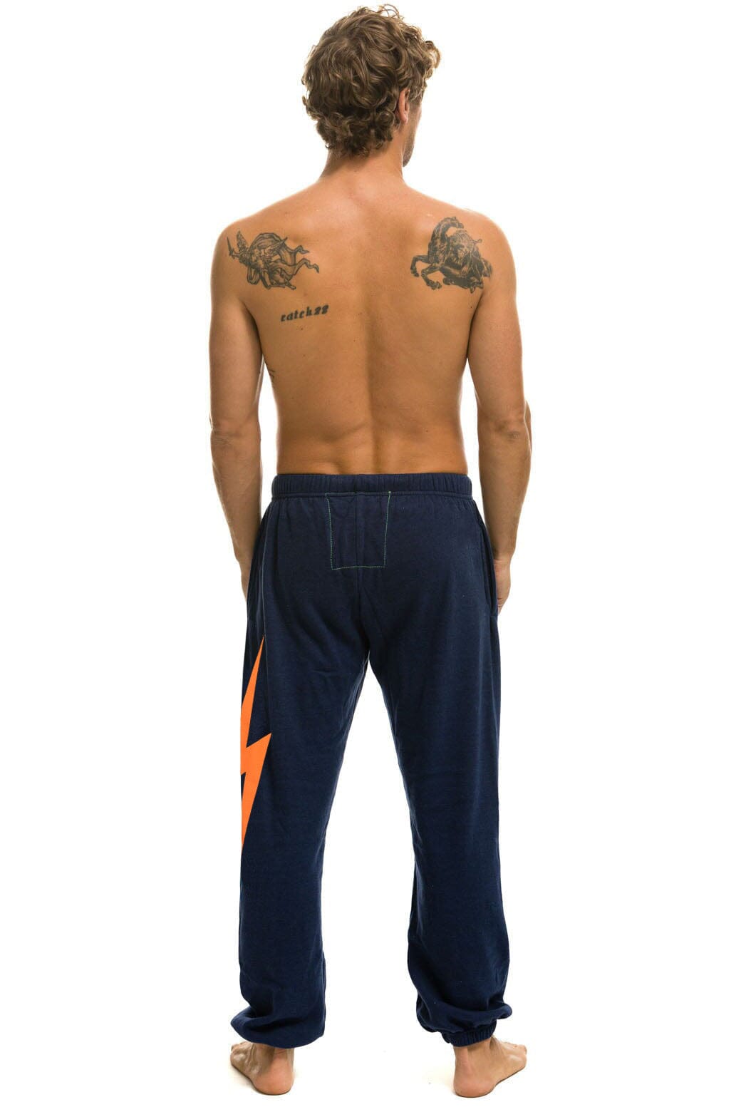 Aviator Nation NEW YORK WINE & FOOD 2025 UNISEX POCKET SWEATPANTS - NAVY